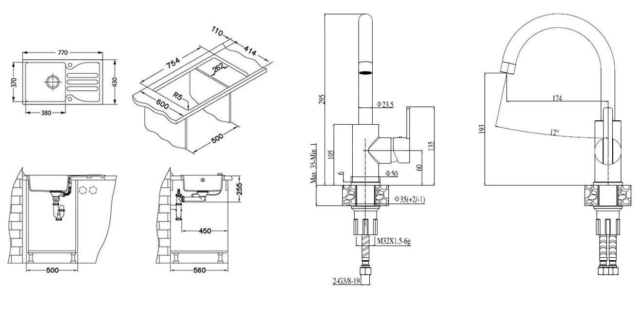Alveus Conjuntos De Cocina - Conjunto De Fregadero Galapagos 30 Y Grifo Tonia, Beige SETA125 2 Alveus Conjuntos De Cocina - Conjunto De Fregadero Galapagos 30 Y Grifo Tonia, Beige SETA125 - Imagen 2