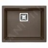 Alveus Quadrix Granital - Fregadero De Granito 560x460 Mm, Con Control De Desagüe, Chocolate 1108036