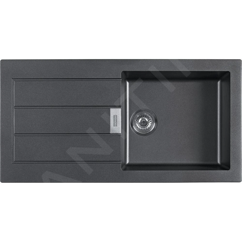 Franke Sirius 2.0 - Fregadero De Tectonite S2D 611-100, 1000x500 Mm, Negro 143.0613.661 1 Franke Sirius 2.0 - Fregadero De Tectonite S2D 611-100, 1000x500 Mm, Negro 143.0613.661