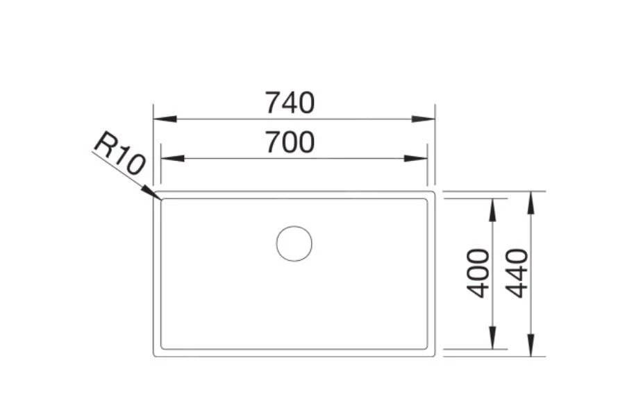 Blanco Claron 700 - Fregadero, 740x440 Mm, Acero Inoxidable Durinox 523391 2 Blanco Claron 700 - Fregadero, 740x440 Mm, Acero Inoxidable Durinox 523391 - Imagen 2