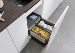 Blanco Select - Cubo De Basura Empotrado, Con Compartimento, Capacidad 32 L 526200 -Cocina Artículos Tienda 7b5a0df4a779398d5512cb90