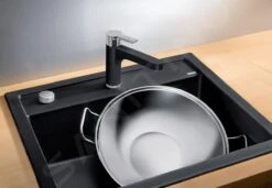 Blanco Dalago 45 - Fregadero De Silgranite, 465x510 Mm, Con Control De Desagüe, Antracita 517156 -Cocina Artículos Tienda 83c506150571145b470dab9c