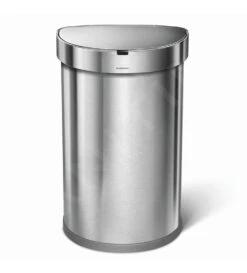 Simplehuman Cubos De Basura - Cubo De Basura Con Apertura Sin Contacto Con Sensor De Movimiento, 45 L, Acero Inoxidable Cepillado ST2009 -Cocina Artículos Tienda 84fd666dc4c0e8288caf61c6