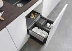 Blanco Select - Papelera Incorporada, Dividida, Volumen 35 L 526202 -Cocina Artículos Tienda 87a3eabc8332cc480c232373