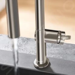 Hansgrohe M54 - Grifo De Fregadero Talis, Aspecto De Acero Inoxidable 72804800 7 Hansgrohe M54 - Grifo De Fregadero Talis, Aspecto De Acero Inoxidable 72804800 -Cocina Artículos Tienda 888dce5334e508ff33485fb5
