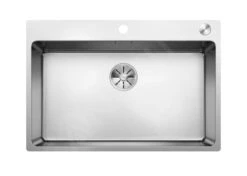 Blanco Andano 700 - Fregadero, 740x500 Mm, Con Control Excéntrico PushControl, Acero Inoxidable 525246