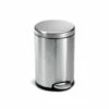 Simplehuman Cubos De Basura - Cubo De Basura 4,5 L, Acero Inoxidable Cepillado CW1852CB
