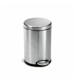 Simplehuman Cubos De Basura - Cubo De Basura 4,5 L, Acero Inoxidable Cepillado CW1852CB