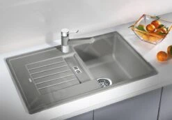 Blanco Zia 45 - Fregadero De Silgranite, 780x500 Mm, Negro 526013 5 Blanco Zia 45 - Fregadero De Silgranite, 780x500 Mm, Negro 526013 -Cocina Artículos Tienda 992892b876518903e97b5723