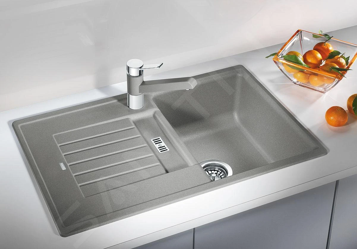 Blanco Zia 45 - Fregadero De Silgranite, 780x500 Mm, Negro 526013 3 Blanco Zia 45 - Fregadero De Silgranite, 780x500 Mm, Negro 526013 - Imagen 3