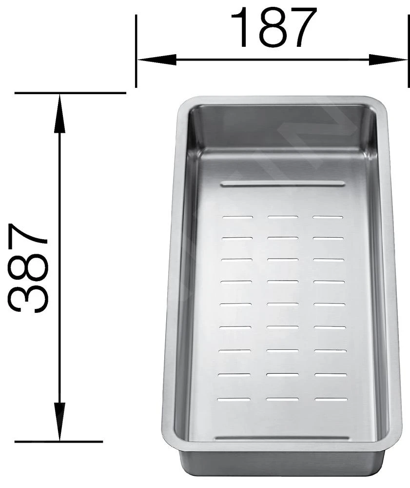 Blanco Accesorios - Cubeta Multiusos Para Fregadero Divon II Y Etagon, Acero Inoxidable 231396 2 Blanco Accesorios - Cubeta Multiusos Para Fregadero Divon II Y Etagon, Acero Inoxidable 231396 - Imagen 2