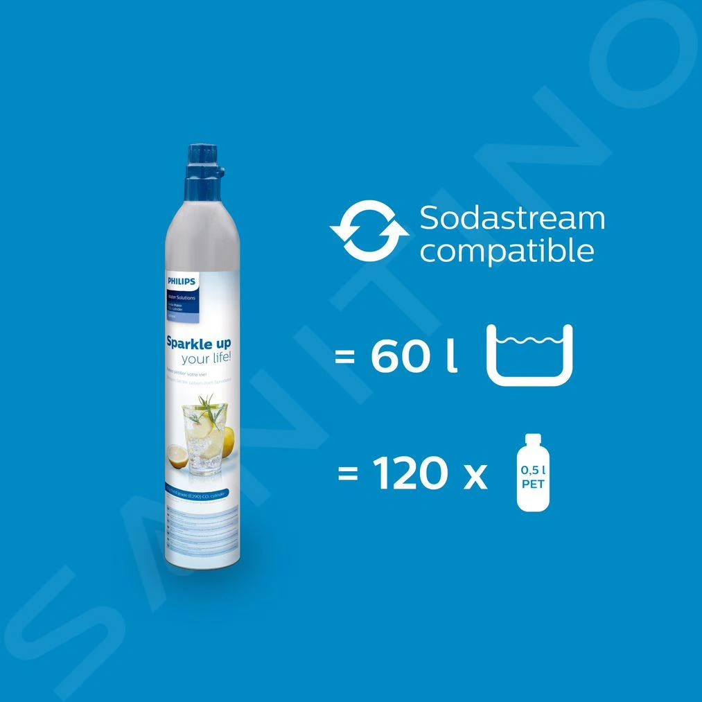 Philips GoZero - Máquina Para Hacer Agua Con Gas Viva, Con Accesorios, Color Negro ADD4902BK/10 5 Philips GoZero - Máquina Para Hacer Agua Con Gas Viva, Con Accesorios, Color Negro ADD4902BK/10 - Imagen 5