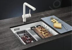 Blanco Accesorios - Cubeta Para Fregadero Dalago, Acero Inoxidable 226189 -Cocina Artículos Tienda 9c52ae5dc06e7b89a9831515