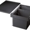 Blanco Flexon II - Cubo De Basura Extraíble, Con Separación, Capacidad 49 L 521471