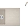 Franke Conjuntos De Cocina - Conjunto G173, Fregadero De Fragranite BFG 611-78 Y Grifo FP 9000.082 Sahara/sahara 114.0619.588