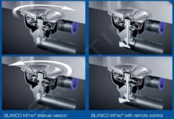 Blanco Subline 500 - Fregadero De Silgranite, 543x510 Mm, Con Control De Desagüe, Negro 525999 9 Blanco Subline 500 - Fregadero De Silgranite, 543x510 Mm, Con Control De Desagüe, Negro 525999 -Cocina Artículos Tienda PHOTO 131