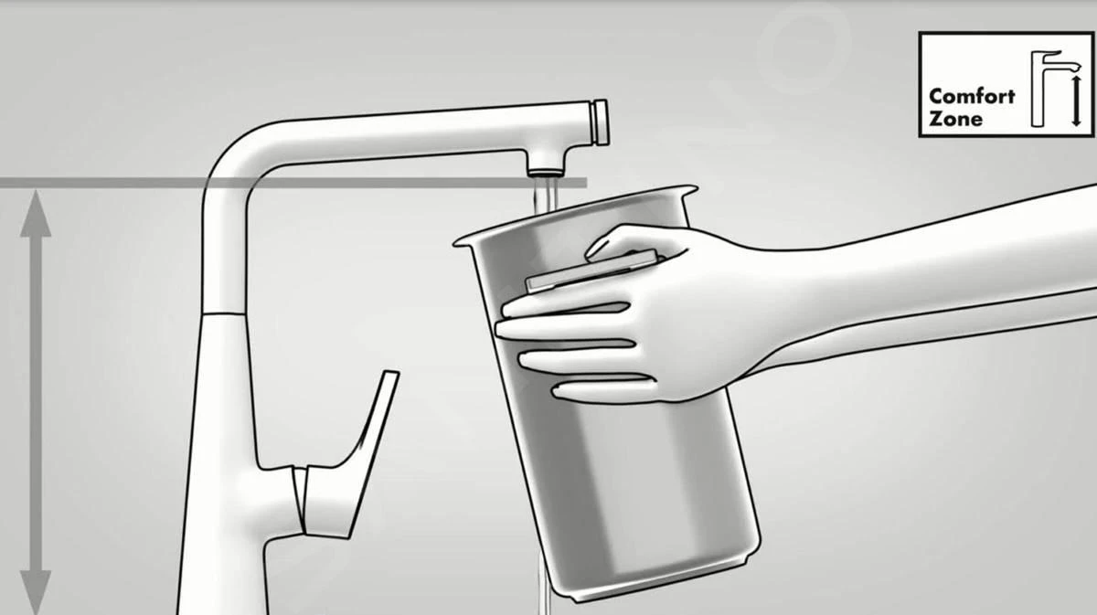 Hansgrohe Zesis M33 - Grifo De Fregadero 160, Con Ducha Extraíble, SBox Lite, Cromo 74804000 5 Hansgrohe Zesis M33 - Grifo De Fregadero 160, Con Ducha Extraíble, SBox Lite, Cromo 74804000 - Imagen 5