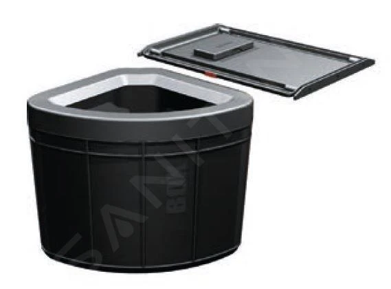 Franke Sortery - Cubo De Basura Integrado Solo 50 Mm, Negro 121.0307.568 1 Franke Sortery - Cubo De Basura Integrado Solo 50 Mm, Negro 121.0307.568