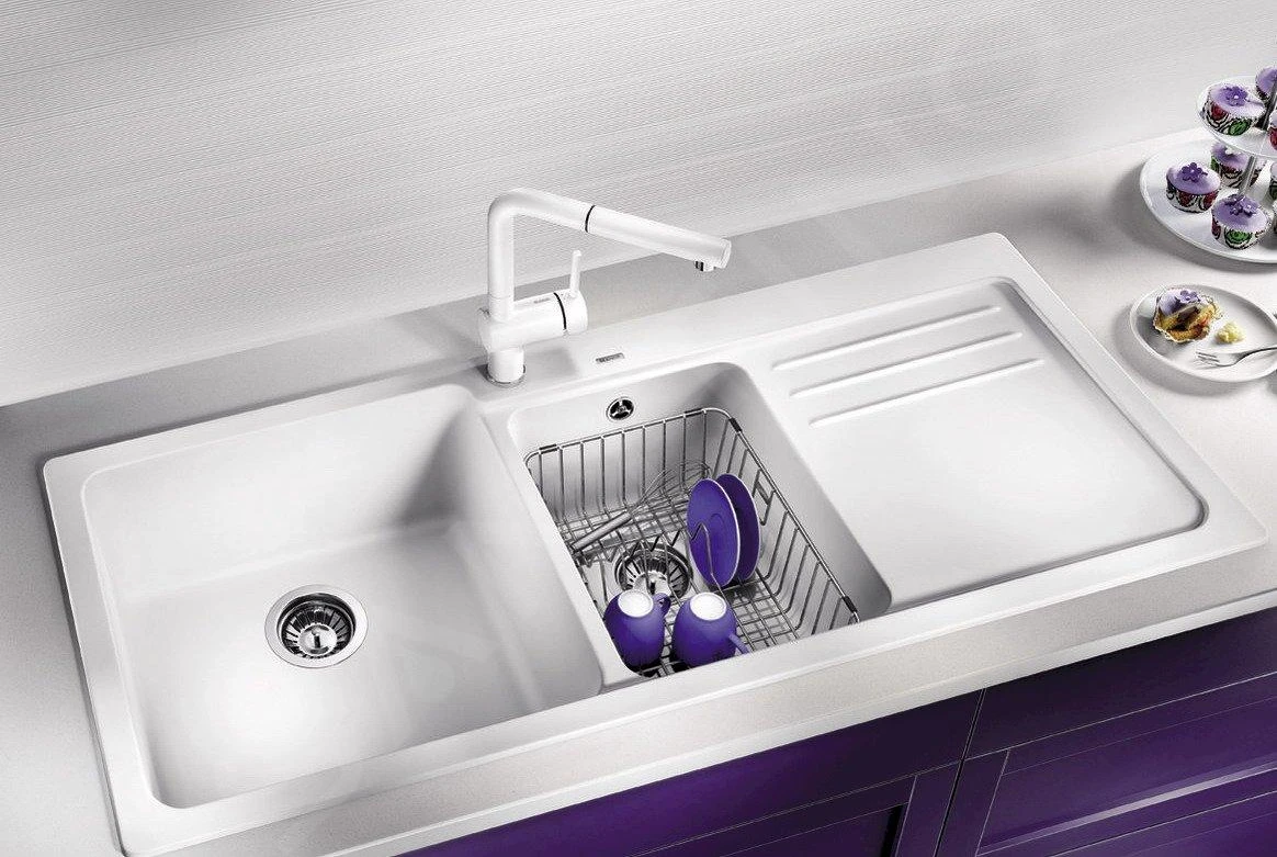 Blanco Linus S - Grifo De Fregadero Con Salida Extraíble, Blanco 516692 4 Blanco Linus S - Grifo De Fregadero Con Salida Extraíble, Blanco 516692 - Imagen 4