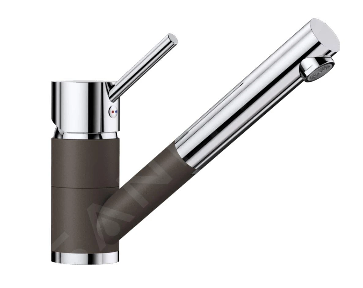 Blanco Antas S - Grifo De Fregadero Con Salida Extraíble, Café/cromo 515357 1 Blanco Antas S - Grifo De Fregadero Con Salida Extraíble, Café/cromo 515357