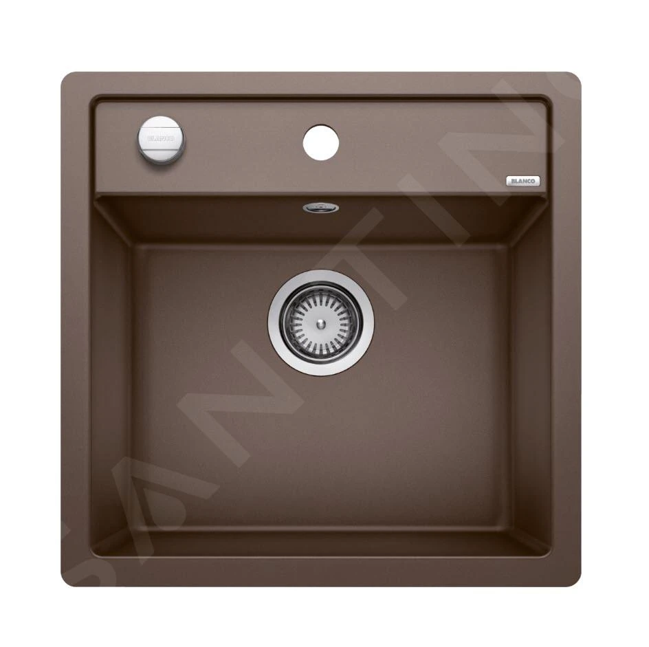 Blanco Dalago 5 - Fregadero De Silgranite, 505x500 Mm, Con Control De Desagüe, Café 518536 1 Blanco Dalago 5 - Fregadero De Silgranite, 505x500 Mm, Con Control De Desagüe, Café 518536