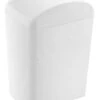 Aqualine Accesorios - Cubo De Basura Soft, 5 L, Blanco TRN-187-06