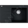 Franke Centro - Fregadero De Fragranite CNG 611-78 TL/7, 780x500 Mm, ónix 114.0637.510