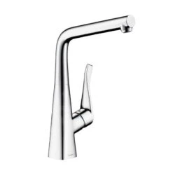 Hansgrohe Metris New - Grifo Monomando De Cocina 320, Con Caño Giratorio, Cromo 14822000