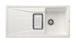 Blanco Sona 6 - Fregadero Silgranite, 1000x500 Mm, Con Accesorios, Blanco 519683