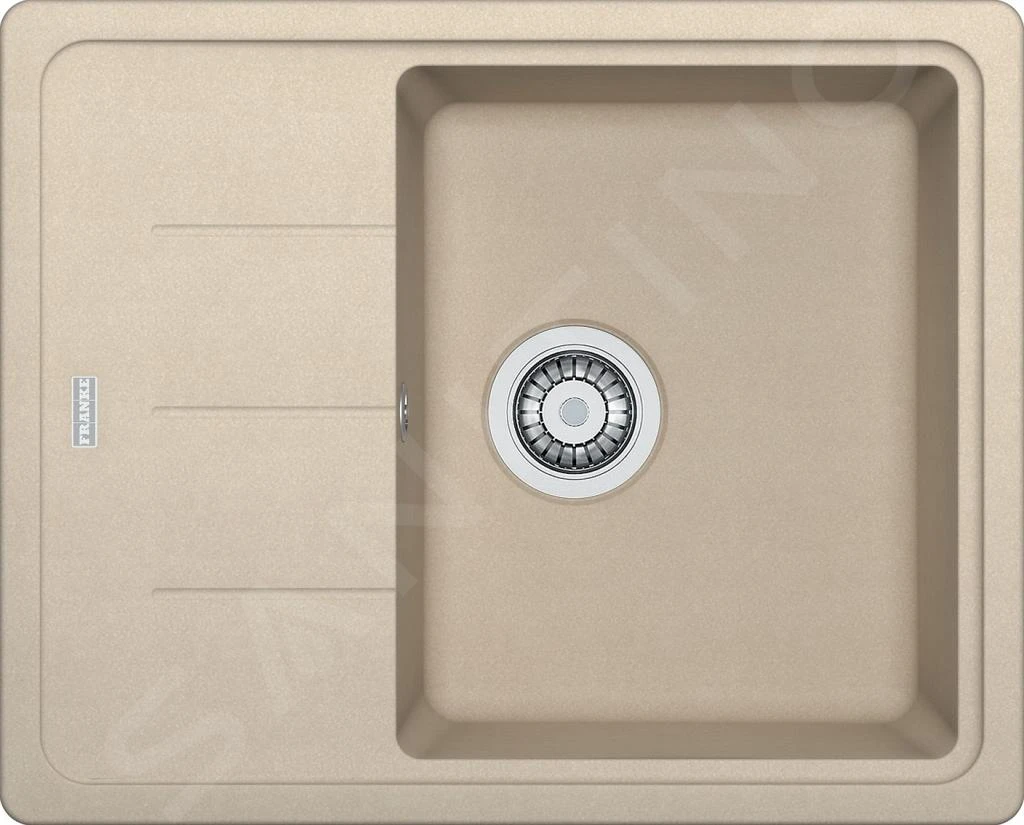 Franke Basis - Fregadero De Fragranite BFG 611-62, 620x500 Mm, Mechas De Arena 114.0285.108 1 Franke Basis - Fregadero De Fragranite BFG 611-62, 620x500 Mm, Mechas De Arena 114.0285.108