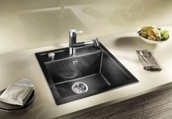 Blanco Dalago 45 - Fregadero De Silgranite, 465x510 Mm, Con Control De Desagüe, Antracita 517156 -Cocina Artículos Tienda b2926506af5d91cd125cab16