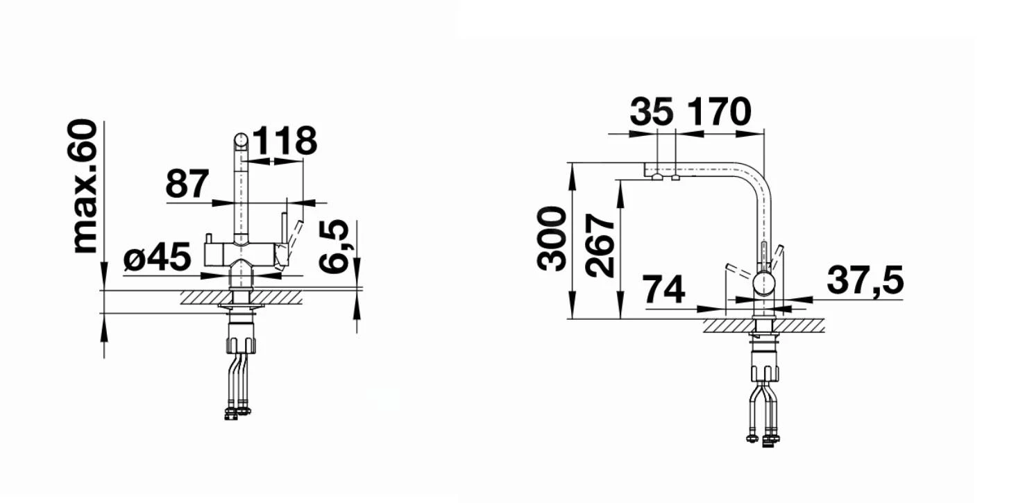 Blanco Fontas II - Grifo De Fregadero Con Filtración, Acero Inoxidable 523129 2 Blanco Fontas II - Grifo De Fregadero Con Filtración, Acero Inoxidable 523129 - Imagen 2