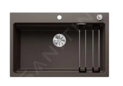 Blanco Etagon 8 - Fregadero De Silgranite, 780x510 Mm, Con Control De Desagüe Y Accesorios, InFino, Café 525186