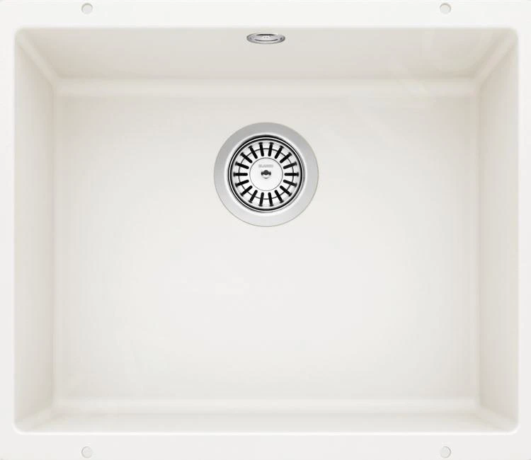 Blanco Rotan 500 - Fregadero De Silgranite, 530x460 Mm, Blanco 523076 1 Blanco Rotan 500 - Fregadero De Silgranite, 530x460 Mm, Blanco 523076