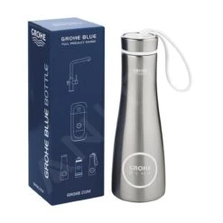 Grohe Blue Home - Botella Térmica, 450 Ml, Acero Inoxidable Cepillado 40848SD0 -Cocina Artículos Tienda ba2b02fcb7cdfa0e4c9f3e50