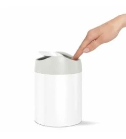 Simplehuman Cubos De Basura - Cubo De Basura Mini Para Mesa 1,5 L, Blanco CW2079 -Cocina Artículos Tienda ba7c409a252b0afd4451e13f