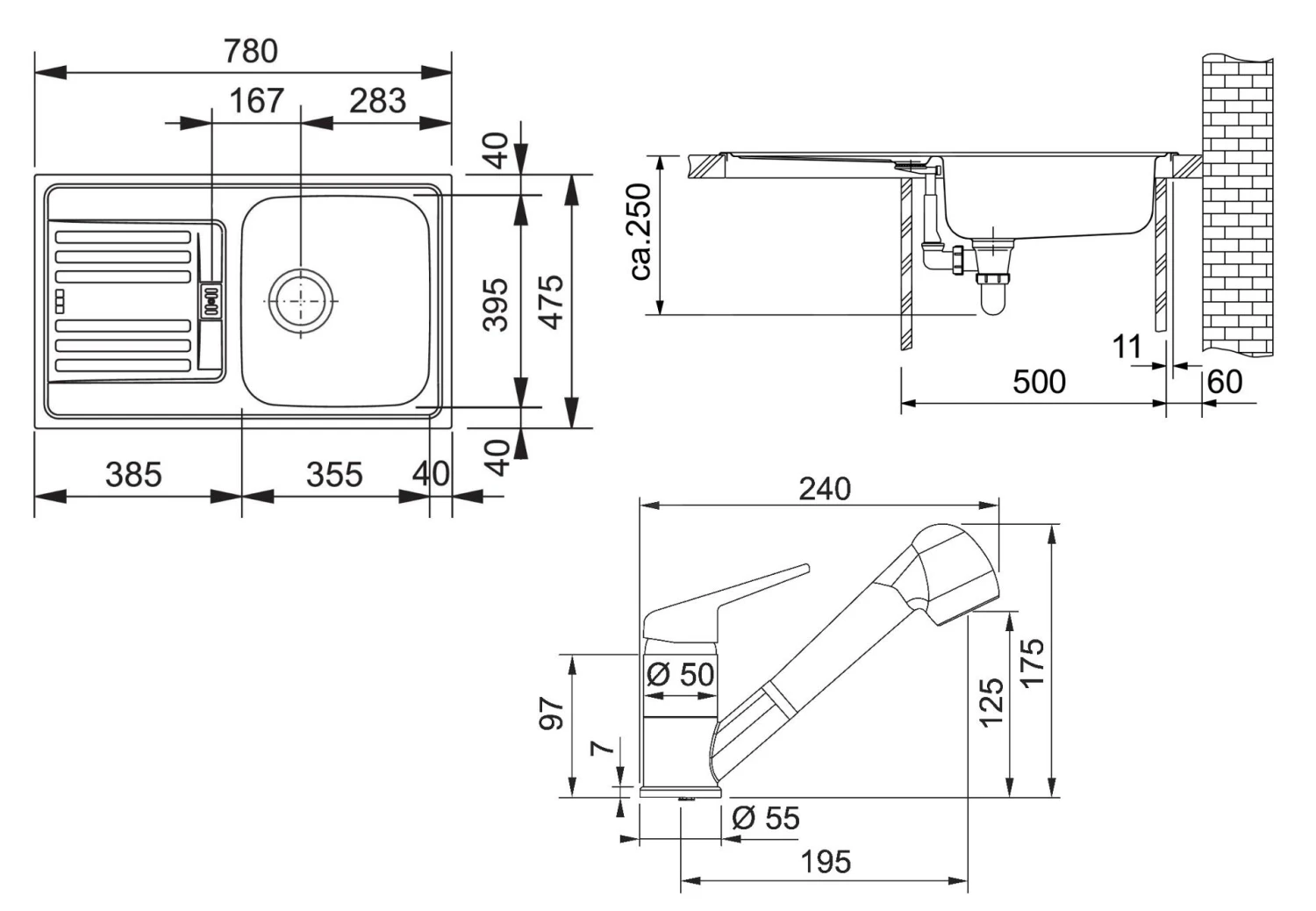 Franke Conjuntos De Cocina - Conjunto De Cocina N12, Fregadero De Acero Inoxidable EFN 614-78 + Grifo FC 9547.031, Cromo 101.0684.401 2 Franke Conjuntos De Cocina - Conjunto De Cocina N12, Fregadero De Acero Inoxidable EFN 614-78 + Grifo FC 9547.031, Cromo 101.0684.401 - Imagen 2