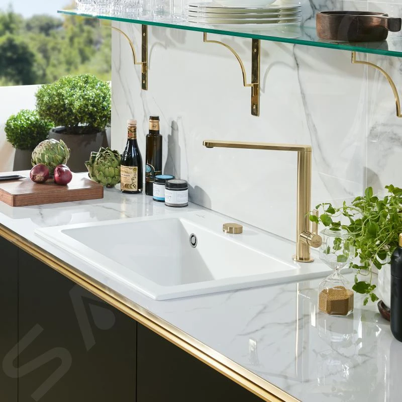 Villeroy & Boch Finera - Grifo De Fregadero, Dorado 92700003 11 Villeroy & Boch Finera - Grifo De Fregadero, Dorado 92700003 - Imagen 11