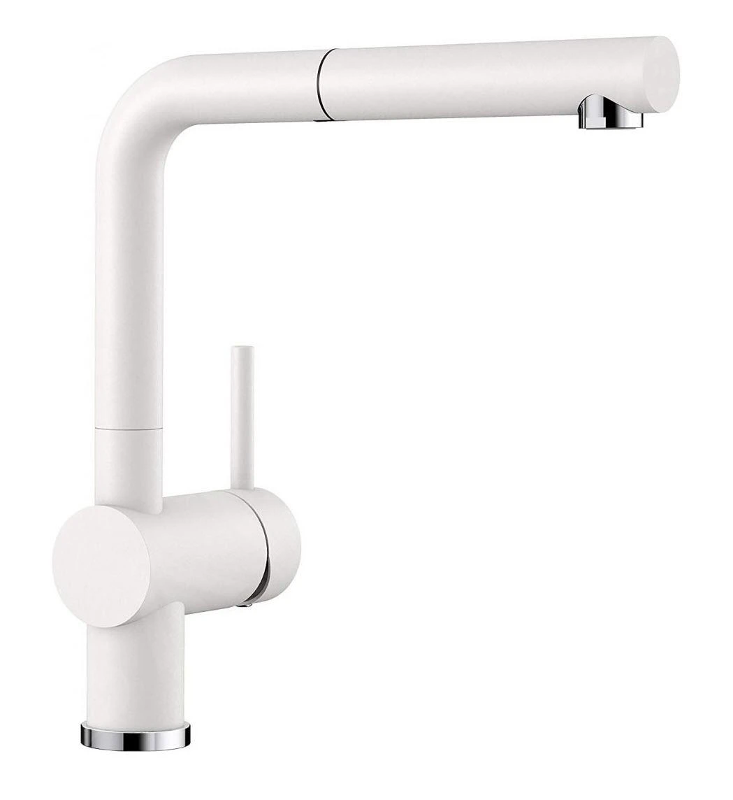 Blanco Linus S - Grifo De Fregadero Con Salida Extraíble, Blanco 516692 1 Blanco Linus S - Grifo De Fregadero Con Salida Extraíble, Blanco 516692