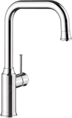 Blanco Livia S - Grifo De Fregadero Con Salida Extraíble, Cromo 521288