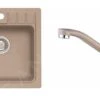 Alveus Conjuntos De Cocina - Conjunto De Fregadero Niagara 20 Y Grifo Nina, Beige SETA091