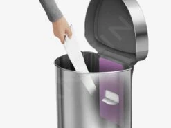 Simplehuman Cubos De Basura - Cubo De Basura Con Apertura Sin Contacto Con Sensor De Movimiento, 45 L, Acero Inoxidable Cepillado ST2009 -Cocina Artículos Tienda cf7687e18f43267f8ad09e12