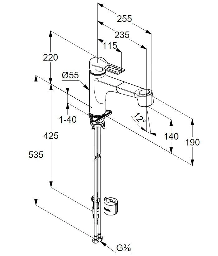 Kludi Mix - Grifo De Fregadero Con Ducha Extraíble, Negro Mate 329413975 2 Kludi Mix - Grifo De Fregadero Con Ducha Extraíble, Negro Mate 329413975 - Imagen 2