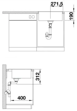 Blanco Subline 500 - Fregadero De Silgranite, 543x510 Mm, Con Control De Desagüe, Negro 525999 7 Blanco Subline 500 - Fregadero De Silgranite, 543x510 Mm, Con Control De Desagüe, Negro 525999 -Cocina Artículos Tienda d7af6d456e08b3722351afeb