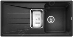 Blanco Sona 6 - Fregadero De Silgranite, 1000x500 Mm, Con Accesorios, Negro 525974