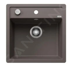 Blanco Dalago 5 - Fregadero De Silgranite, 505x500 Mm, Con Control De Desagüe, Gris 527245