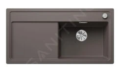 Blanco Zenar XL 6 - Fregadero De Silgranite, 1000x510 Mm, Con Control De Desagüe, InFino, Gris 527372