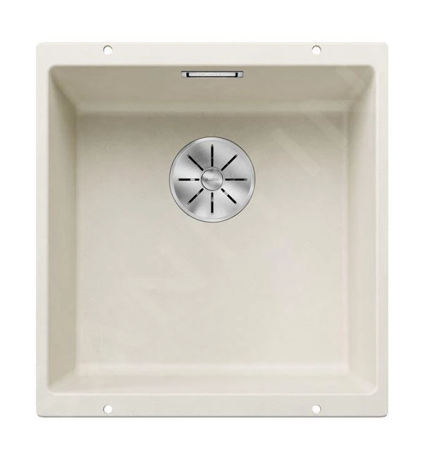 Blanco Subline 400 - Fregadero De Silgranite, 430x460 Mm, InFino, Blanco Suave 527166 1 Blanco Subline 400 - Fregadero De Silgranite, 430x460 Mm, InFino, Blanco Suave 527166