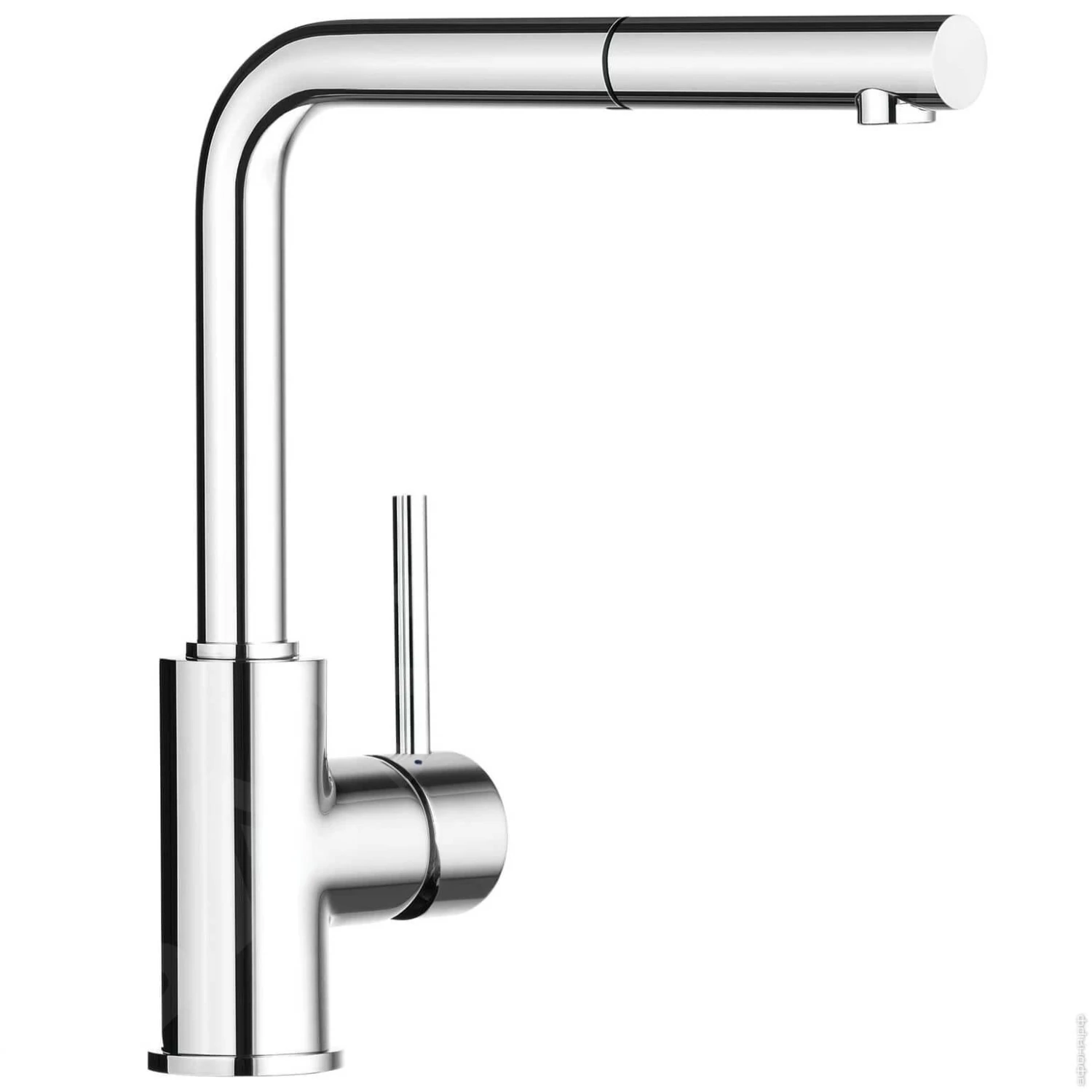 Blanco Mila S - Grifo De Fregadero Con Salida Extraíble, Cromo 519810 1 Blanco Mila S - Grifo De Fregadero Con Salida Extraíble, Cromo 519810