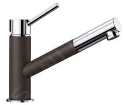 Blanco Kano S - Grifo De Fregadero Con Salida Extraíble, Café/cromo 525043